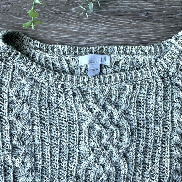 Women’s J Jill Cable Knit Sweater - Picture 3 of 6